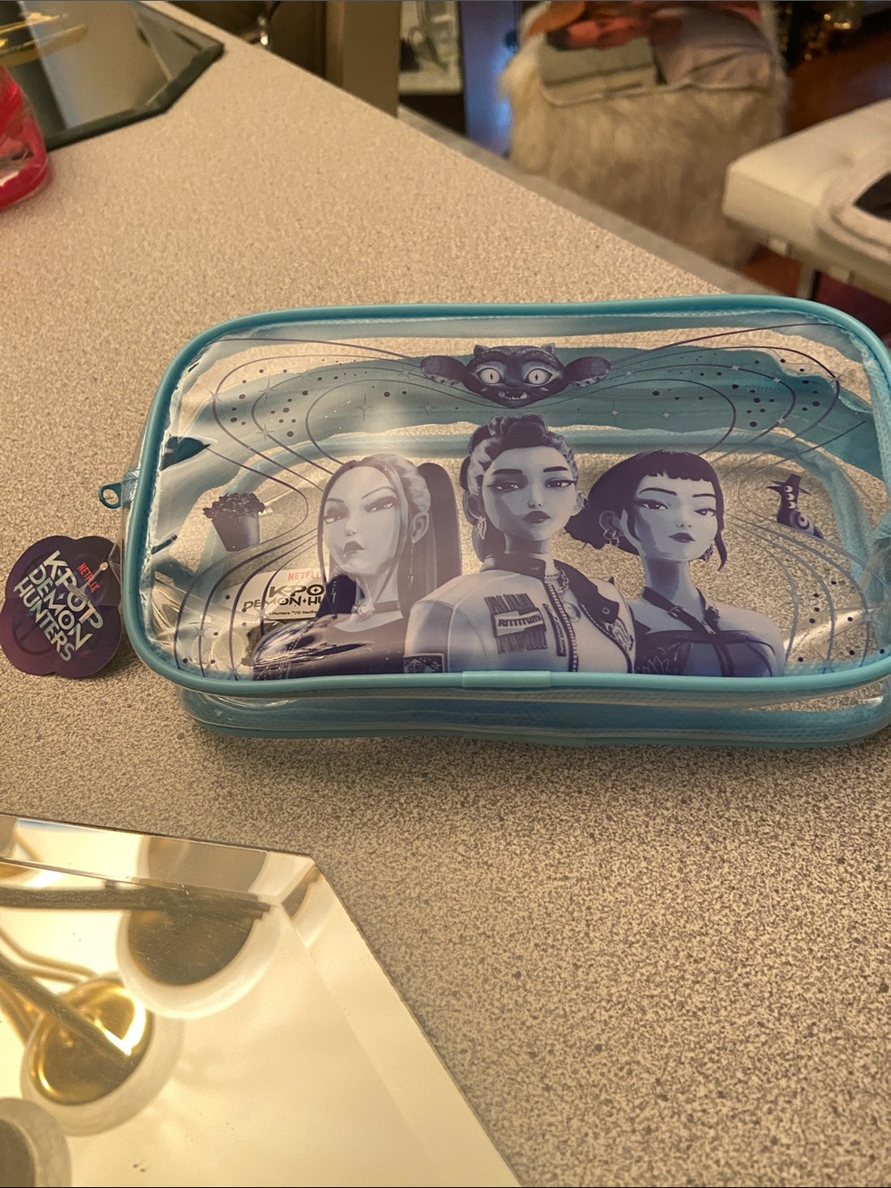 K-pop pencil or makeup bag
